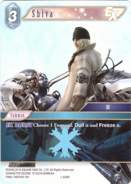Shiva EX (Rare) - 1-038R, Deck Exclusive Cards 1-038R