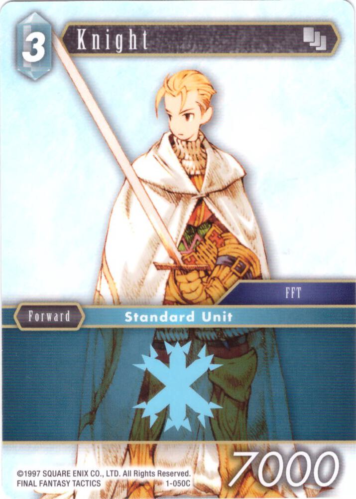 Knight (Male Unit) - 1-050C, Deck Exclusive Cards 1-050C