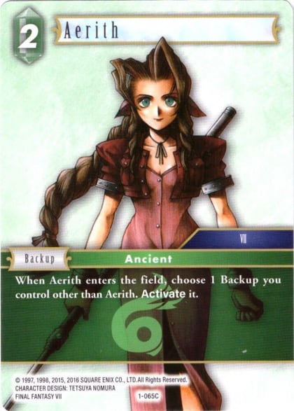 Aerith (Common) - 1-065C, Deck Exclusive Cards 1-065C