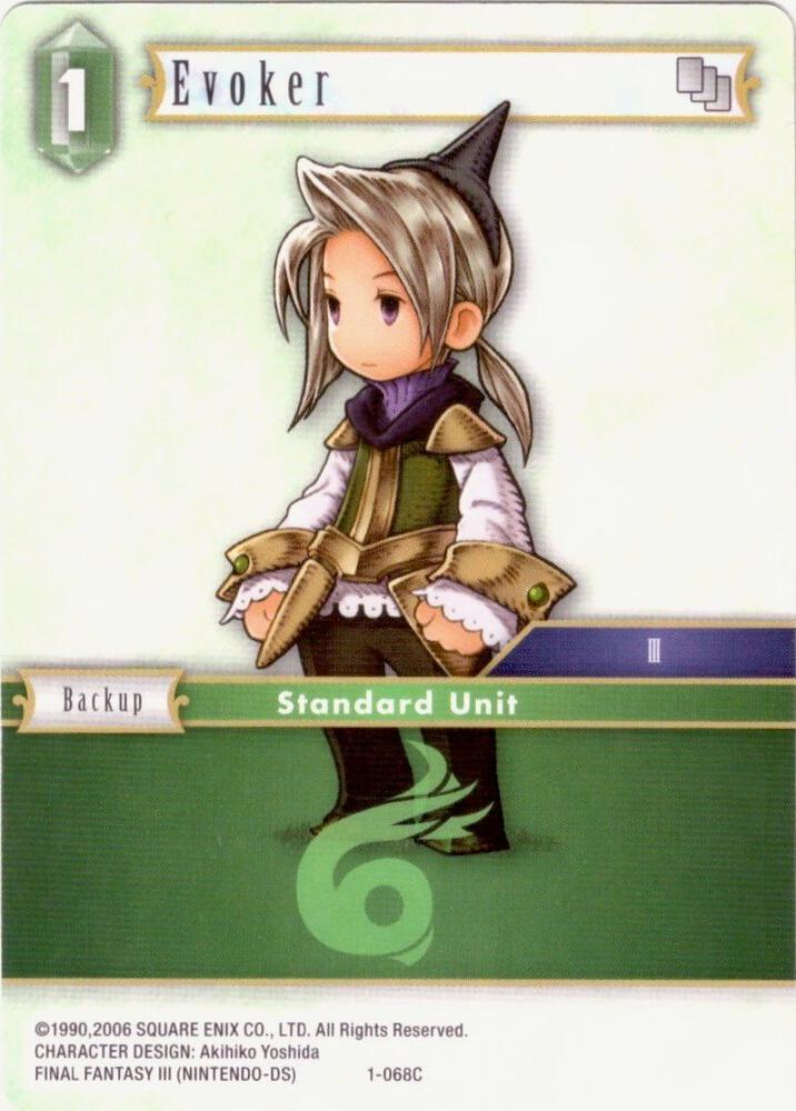 Evoker (Luneth) - 1-068C, Deck Exclusive Cards 1-068C