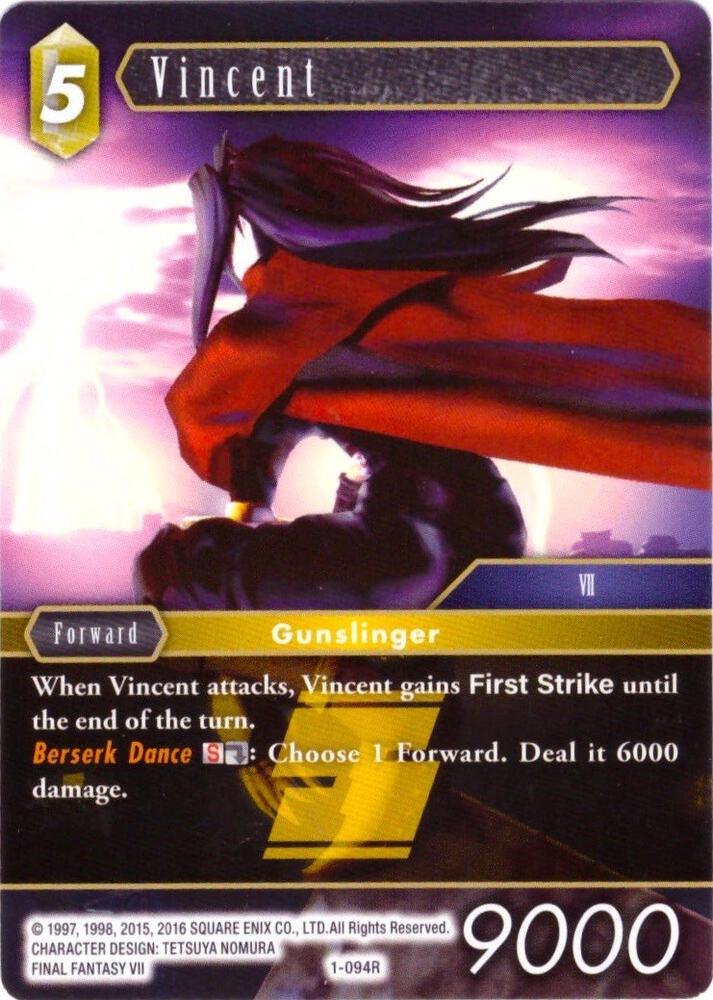 Vincent - 1-094R, Deck Exclusive Cards 1-094R