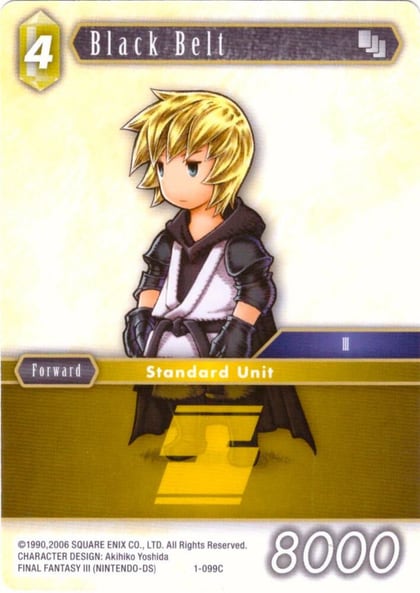 Black Belt (Ingus) - 1-099C, Deck Exclusive Cards 1-099C