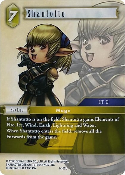 Shantotto, Deck Exclusive Cards 1-107L