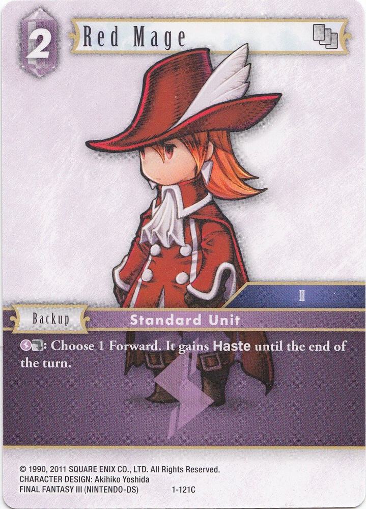 Red Mage (Refia) - 1-121C, Deck Exclusive Cards 1-121C
