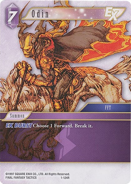 Odin EX - 1-124R, Deck Exclusive Cards 1-124R