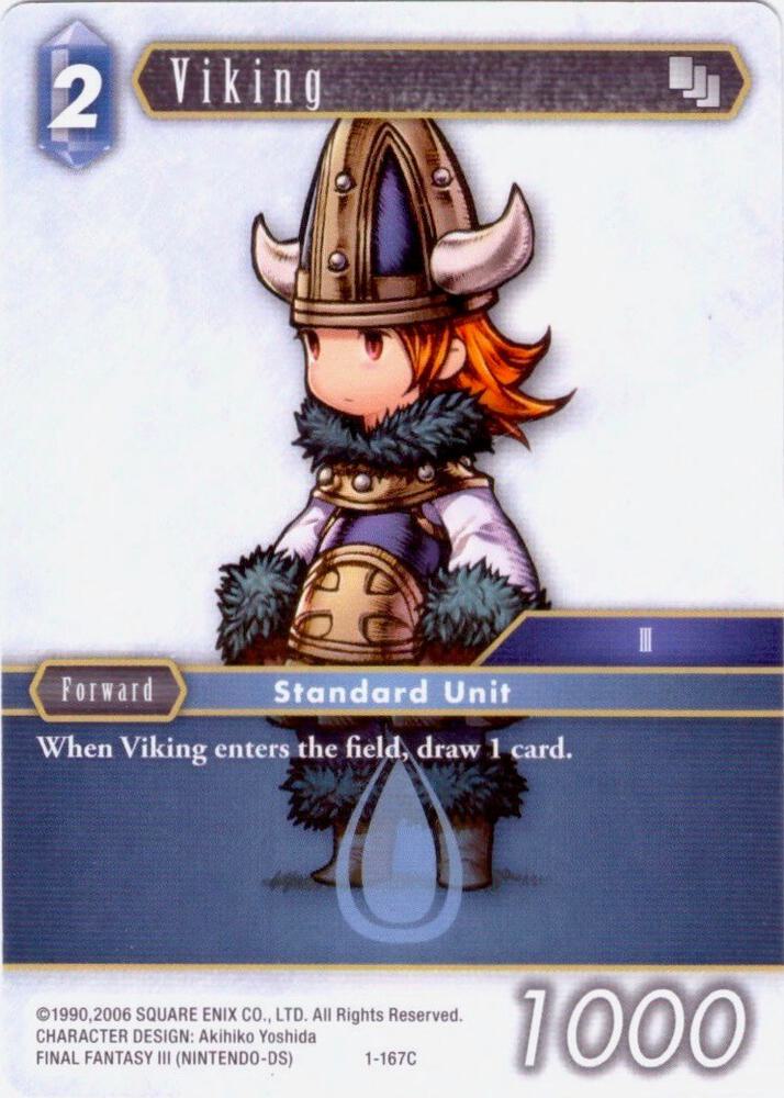 Viking (Refia) - 1-167C, Deck Exclusive Cards 1-167C