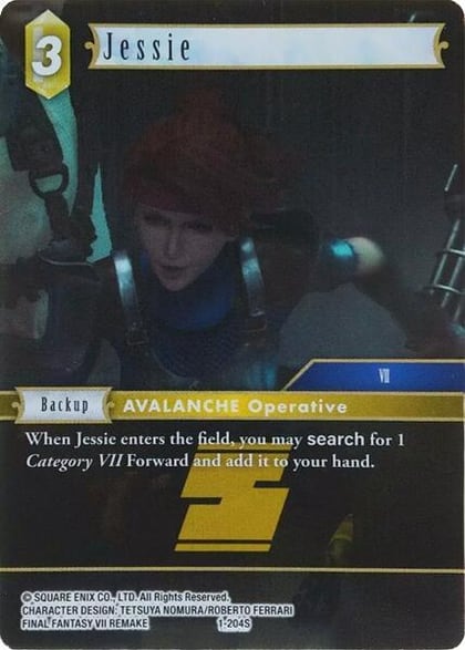 Jessie, Deck Exclusive Cards 1-204S