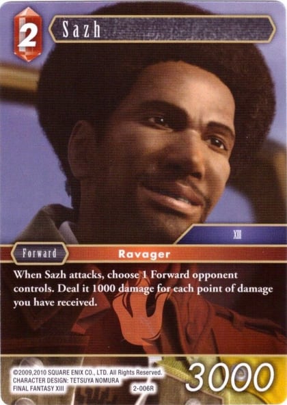 Sazh - 2-006R, Deck Exclusive Cards 2-006R