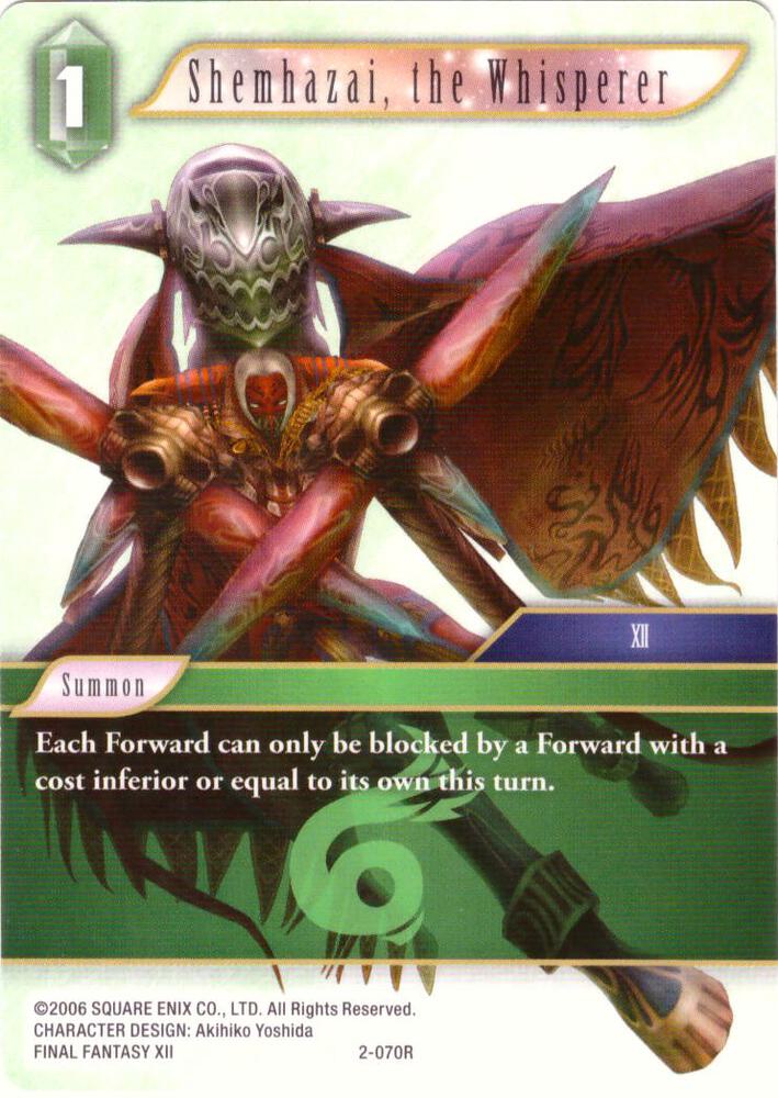 Shemhazai, the Whisperer - 2-070R, Deck Exclusive Cards 2-070R
