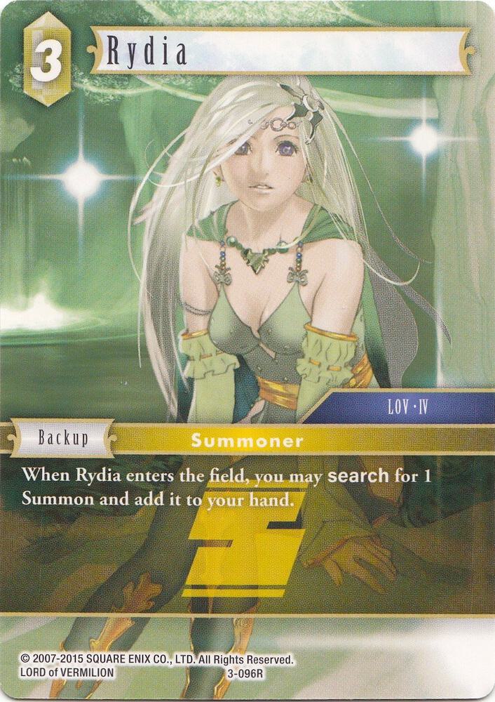 Rydia - 3-096R, Deck Exclusive Cards 3-096R