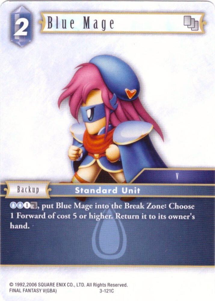 Blue Mage - 3-121C, Deck Exclusive Cards 3-121C