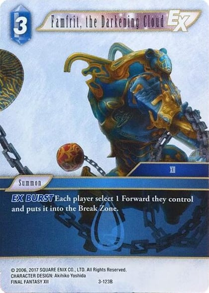 Famfrit, the Darkening Cloud EX, Deck Exclusive Cards 3-123R