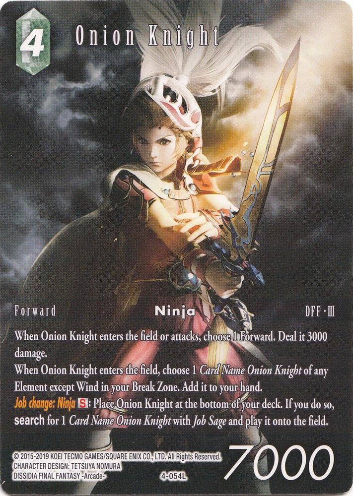 Onion Knight - 4-054L (Full Art), Deck Exclusive Cards 4-054L