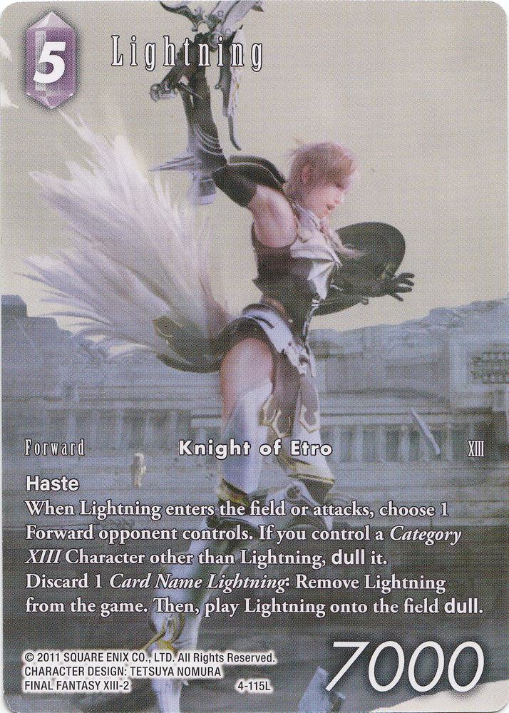 Lightning - 4-115L (Full Art), Deck Exclusive Cards 4-115L