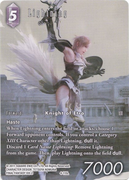 Lightning - 4-115L (Full Art), Deck Exclusive Cards 4-115L