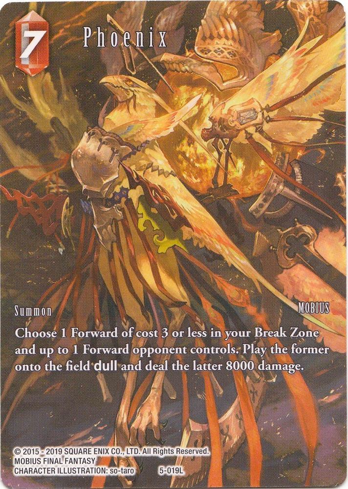 Phoenix - 5-019L (Full Art), Deck Exclusive Cards 5-019L