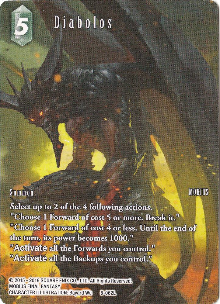 Diabolos - 5-062L (Full Art), Deck Exclusive Cards 5-062L