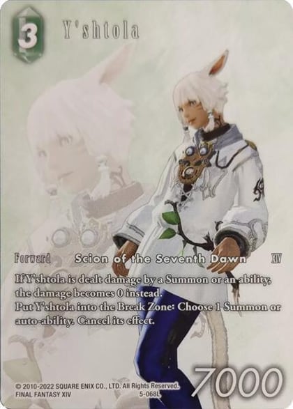 Y'shtola (Full Art), Deck Exclusive Cards 5-068L