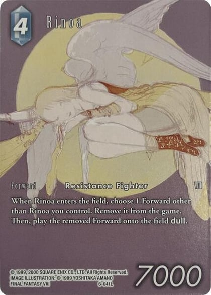 Rinoa (Full Art), Deck Exclusive Cards 6-041L