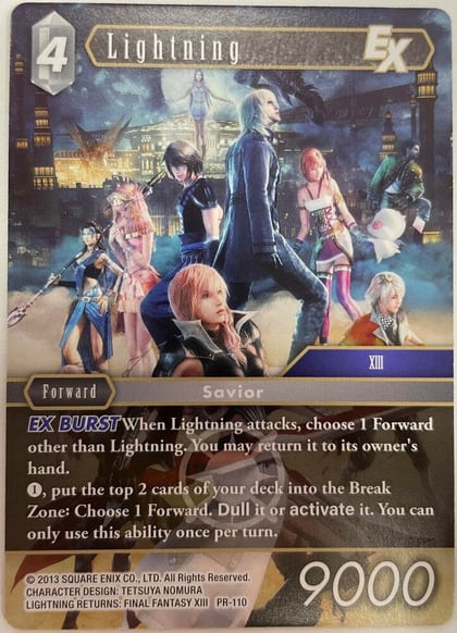 Lightning EX, Deck Exclusive Cards PR-110