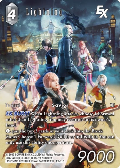 Lightning EX (Full Art), Deck Exclusive Cards PR-110
