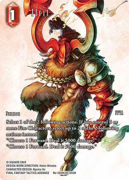 Ifrit (Full Art), Legacy Collection Re-003H/20-003H
