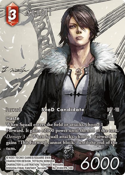 Squall (Full Art), Legacy Collection Re-014H/PR-108