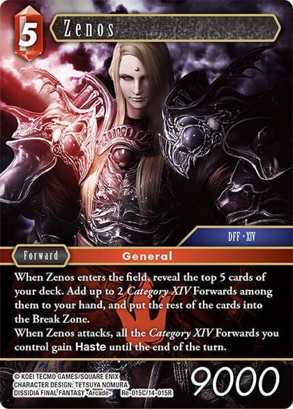 Zenos, Legacy Collection Re-015C/14-015R