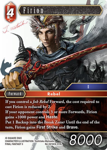Firion, Legacy Collection Re-021H/6-019L