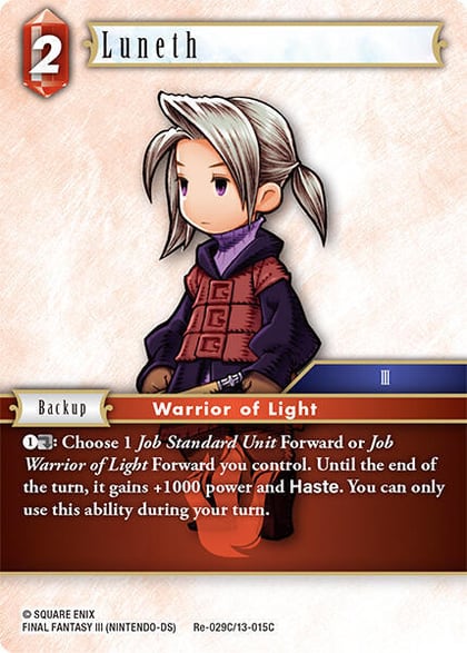 Luneth, Legacy Collection Re-029C/13-015C