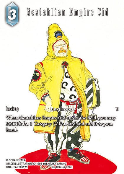 Gestahlian Empire Cid (Full Art), Legacy Collection Re-036H/4-026H