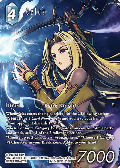 Celes (Full Art), Legacy Collection Re-046H/15-036H