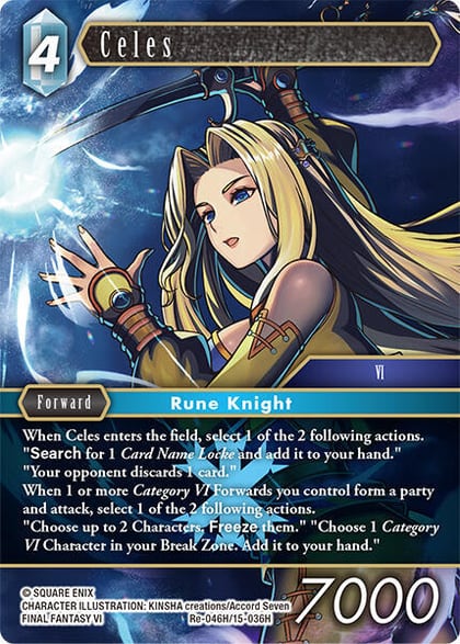 Celes, Legacy Collection Re-046H/15-036H