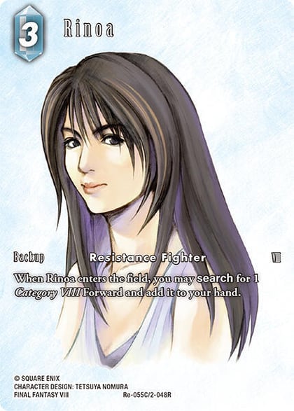 Rinoa (Rare) (Full Art), Legacy Collection Re-055C/2-048R
