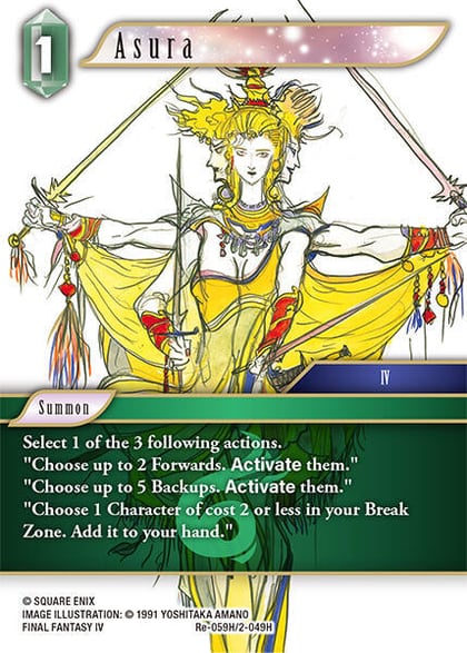 Asura, Legacy Collection Re-059H/2-049H