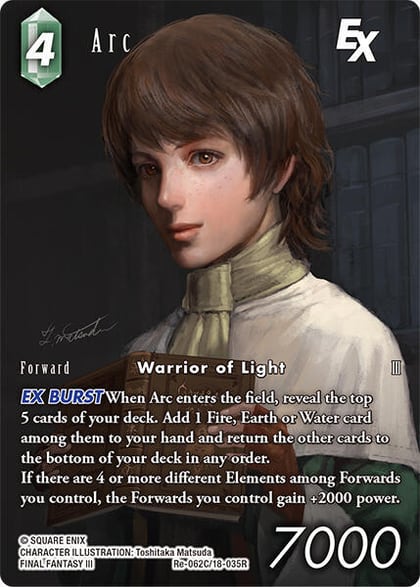 Arc EX (Full Art), Legacy Collection Re-062C/18-035R