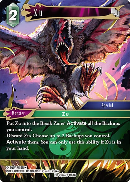Zu, Legacy Collection Re-068C/7-053C
