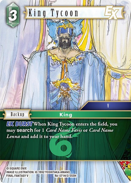 King Tycoon, Legacy Collection Re-071H/3-059H