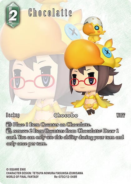 Chocolatte (Full Art), Legacy Collection Re-075C/12-048R
