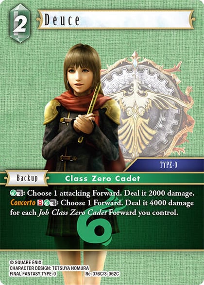 Deuce, Legacy Collection Re-076C/3-062C