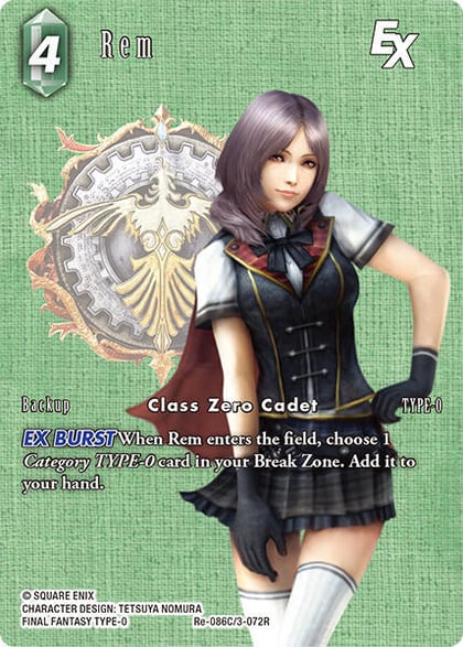 Rem EX (Full Art), Legacy Collection Re-086C/3-072R