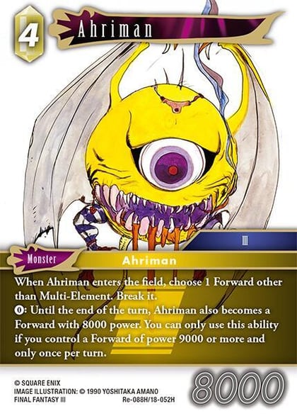 Ahriman, Legacy Collection Re-088H/18-052H
