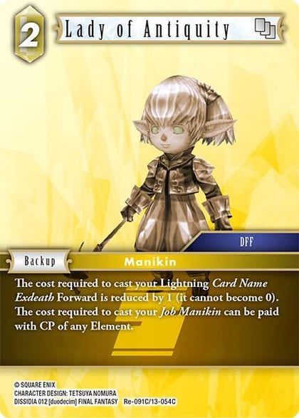 Lady of Antiquity, Legacy Collection Re-091C/13-054C