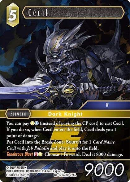 Cecil (Re-101L/20-075L), Legacy Collection Re-101L/20-075L