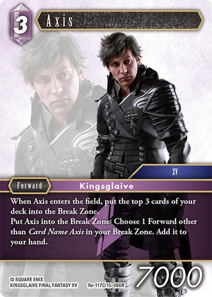 Axis, Legacy Collection Re-117C/15-086R