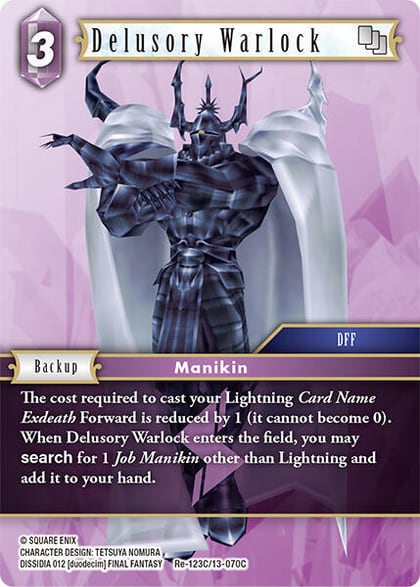 Delusory Warlock, Legacy Collection Re-123C/13-070C