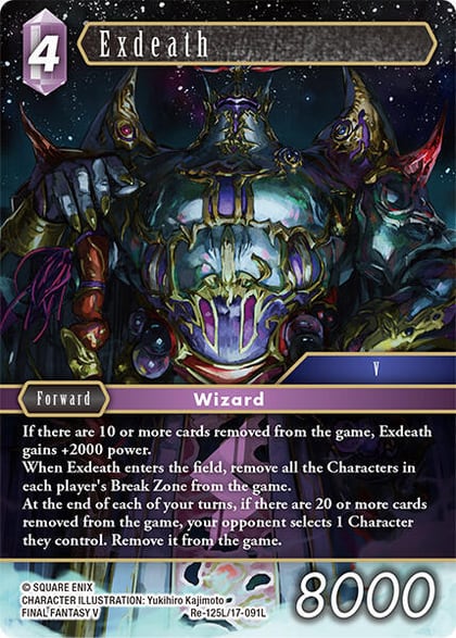 Exdeath, Legacy Collection Re-125L/17-091L