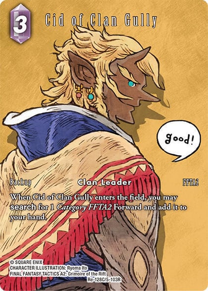 Cid of Clan Gully (Full Art), Legacy Collection Re-128C/5-103R