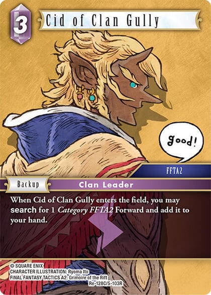 Cid of Clan Gully, Legacy Collection Re-128C/5-103R