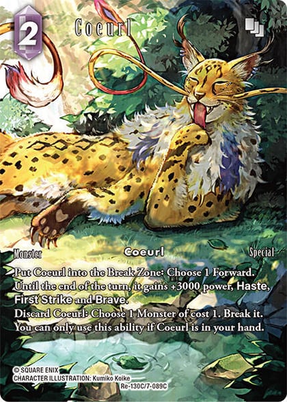 Coeurl (Full Art), Legacy Collection Re-130C/7-089C
